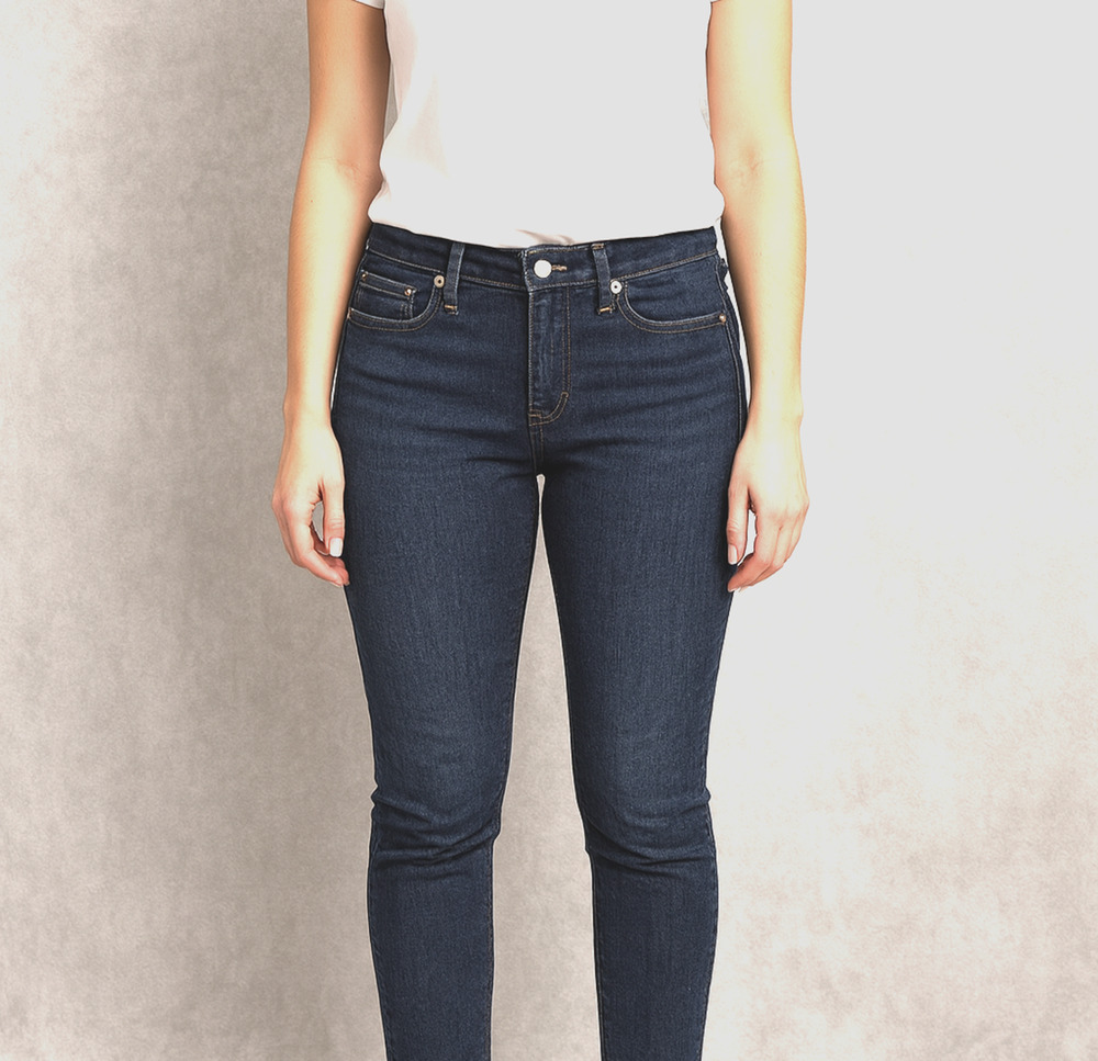 Rag & Bone Skinny Jeans Womens 26 (26x27) Stretch Dark Wash Dearborn Mid Rise